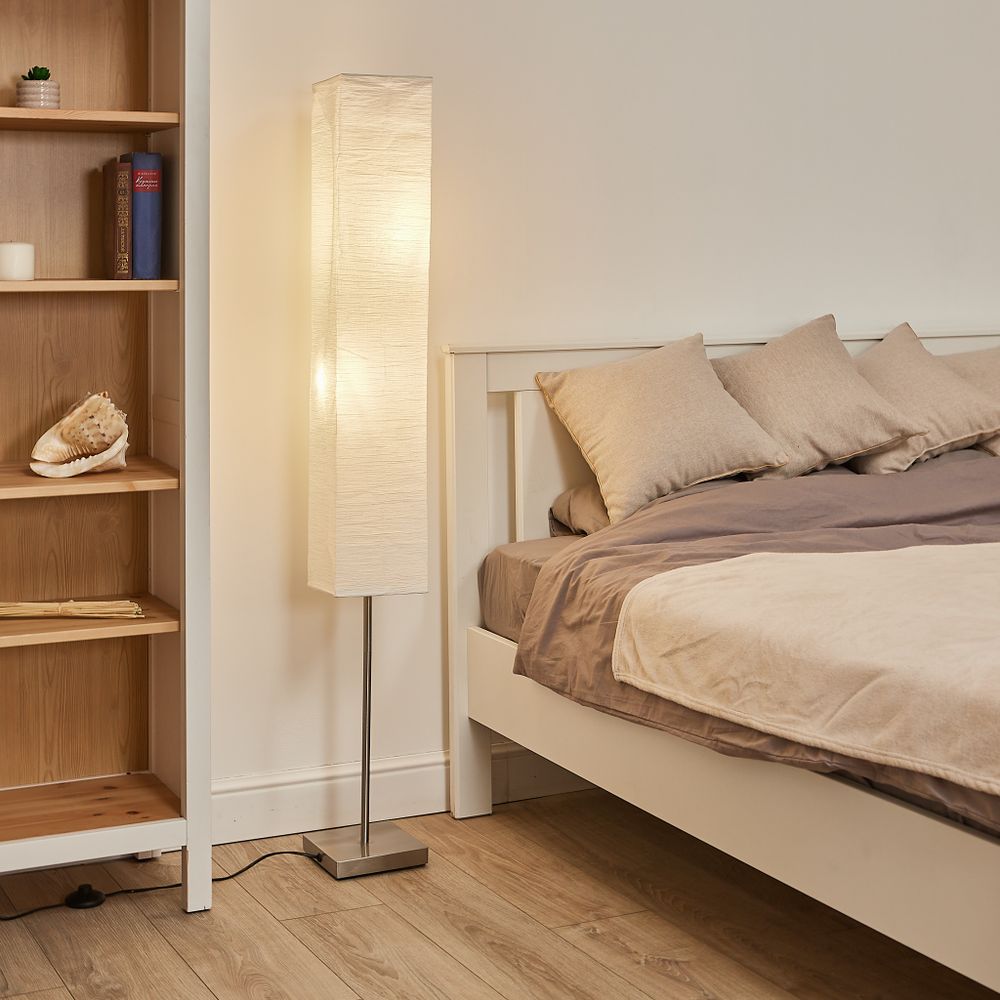 UML-T400 2хE27 WHITE Торшер напольный под две лампы E27. 2х60W. Механический выключатель. Белый. ТМ Uniel