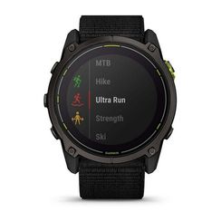 Умные часы Garmin Enduro 3 с черным нейлоновым ремешком UltraFit (010-02751-00/010-02751-01)
