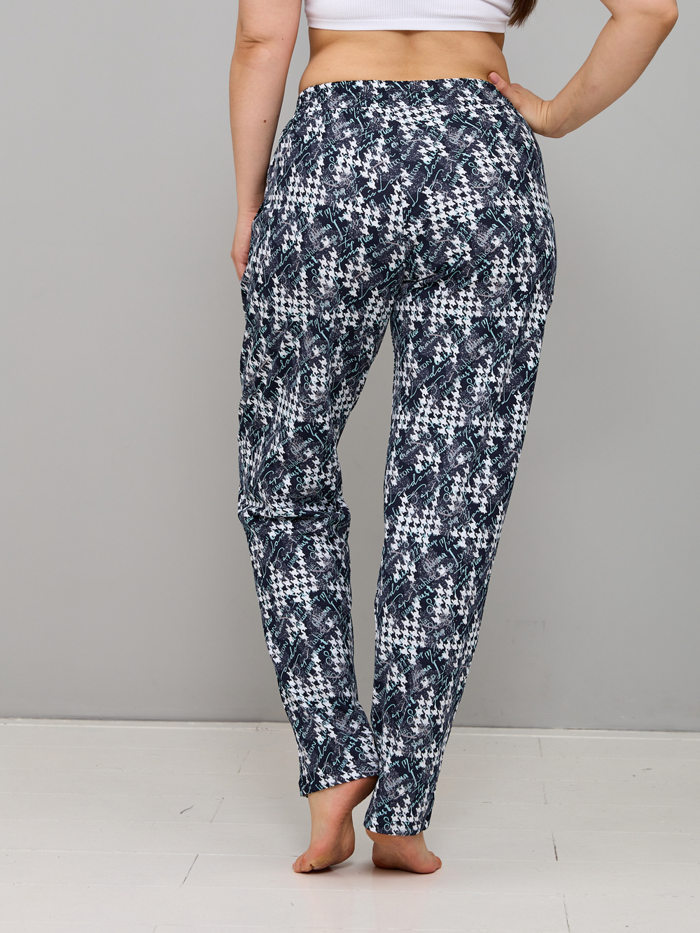 Брюки Б-18/гусинаялапка-надпись