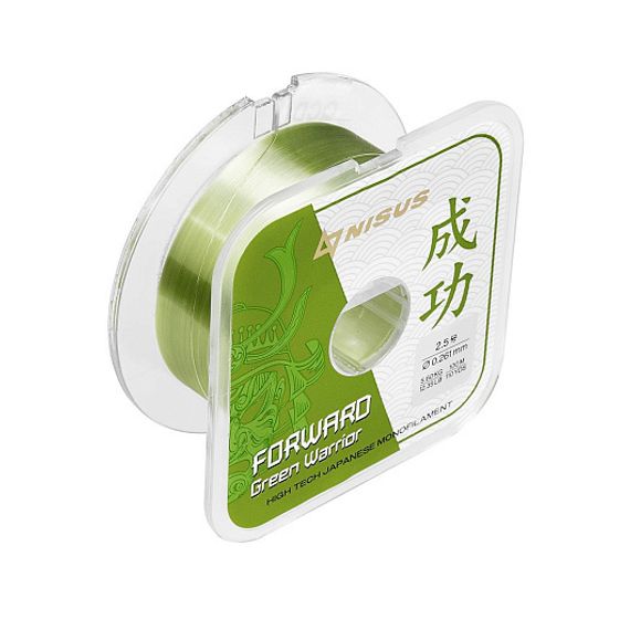 Леска FORWARD Green Warrior 0,261mm/100m Nylon (N-FGW-0261-100) Nisus