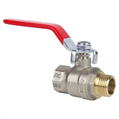 Кран шаровой TEBO 1 1/2" внутренняя/наружная (рычаг)