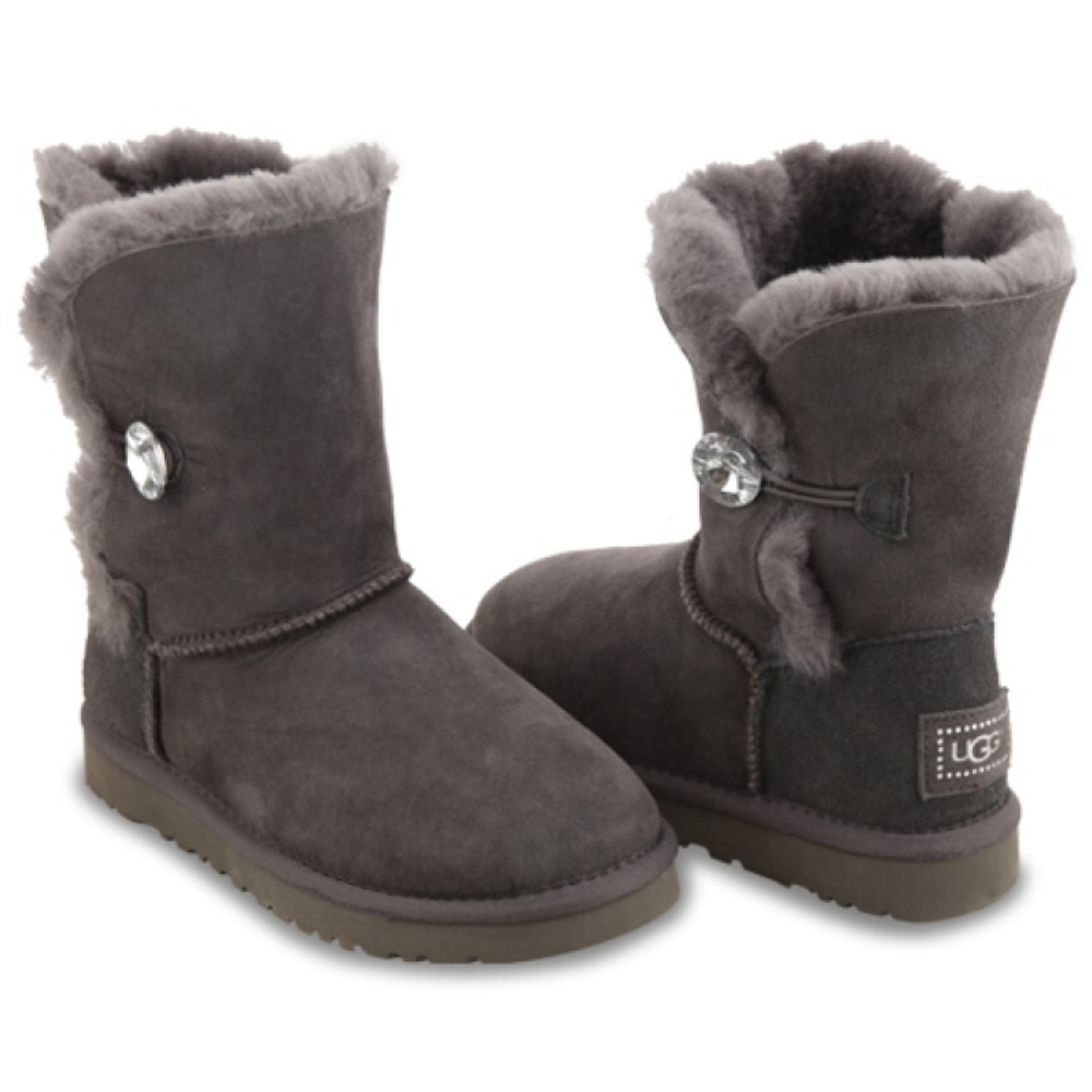Угги Bailey Button Bling Grey