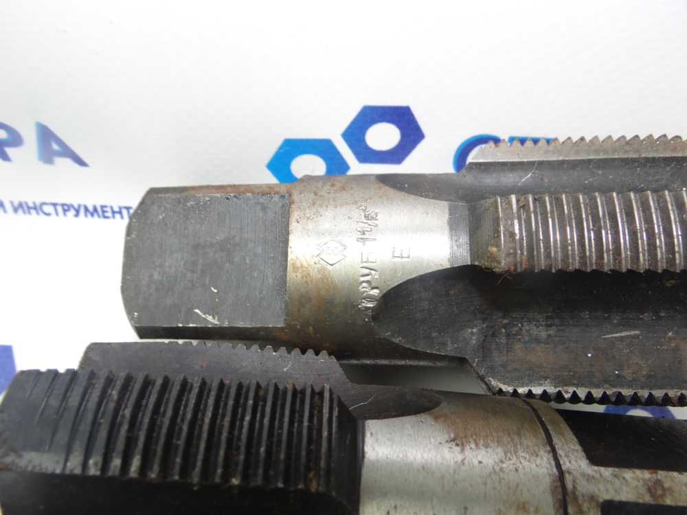 Метчик 1 1/2" трубный (к-т из 2-х шт)