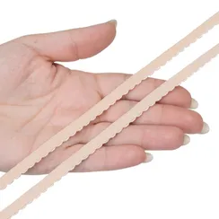 Резинка отделочная бежевая 8 мм (цв. 126), 641/8