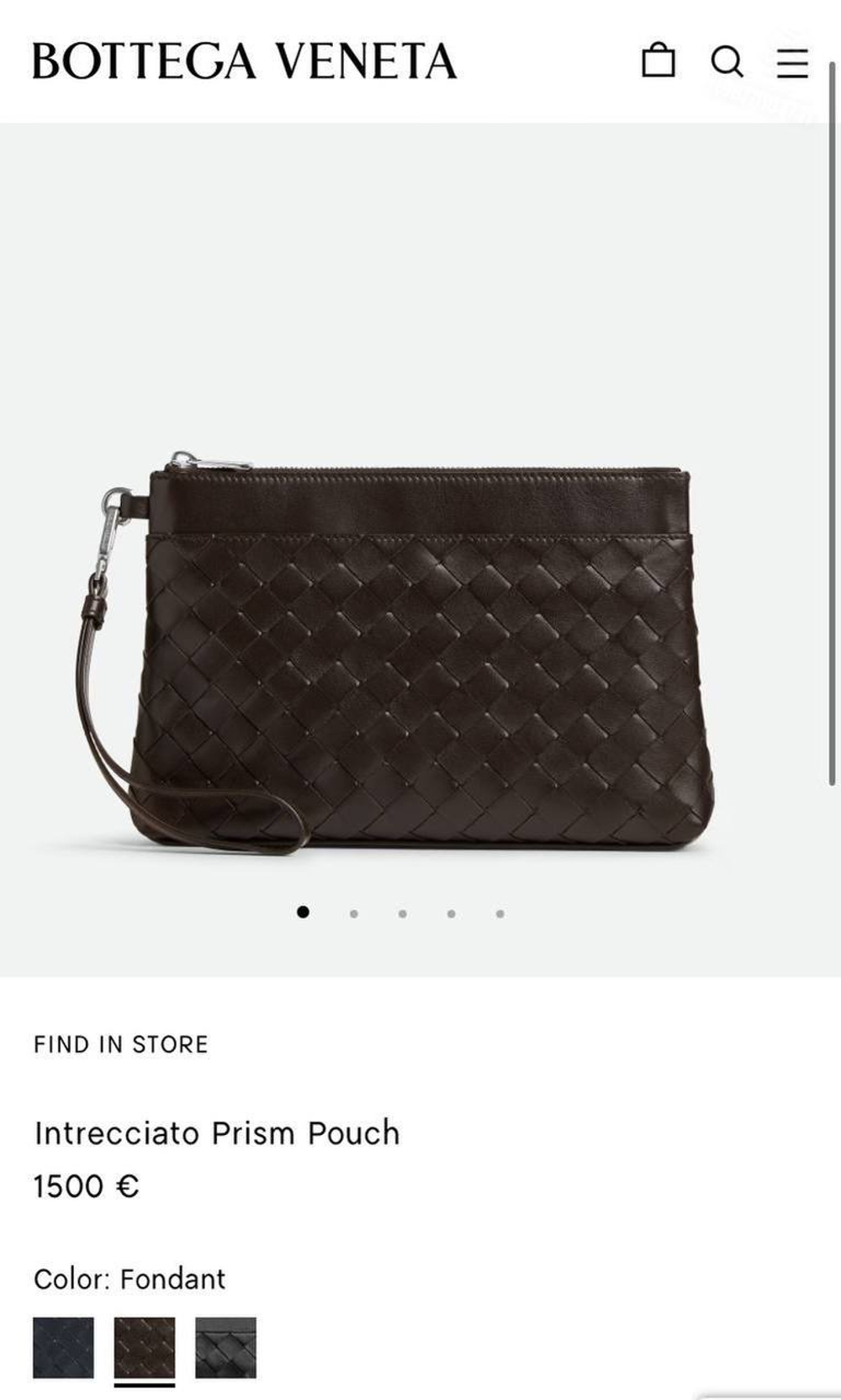 Клатч Bottega Veneta