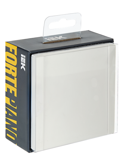 FORTE&PIANO Выключатель 1-клавишный 10А FP201 белый IEK