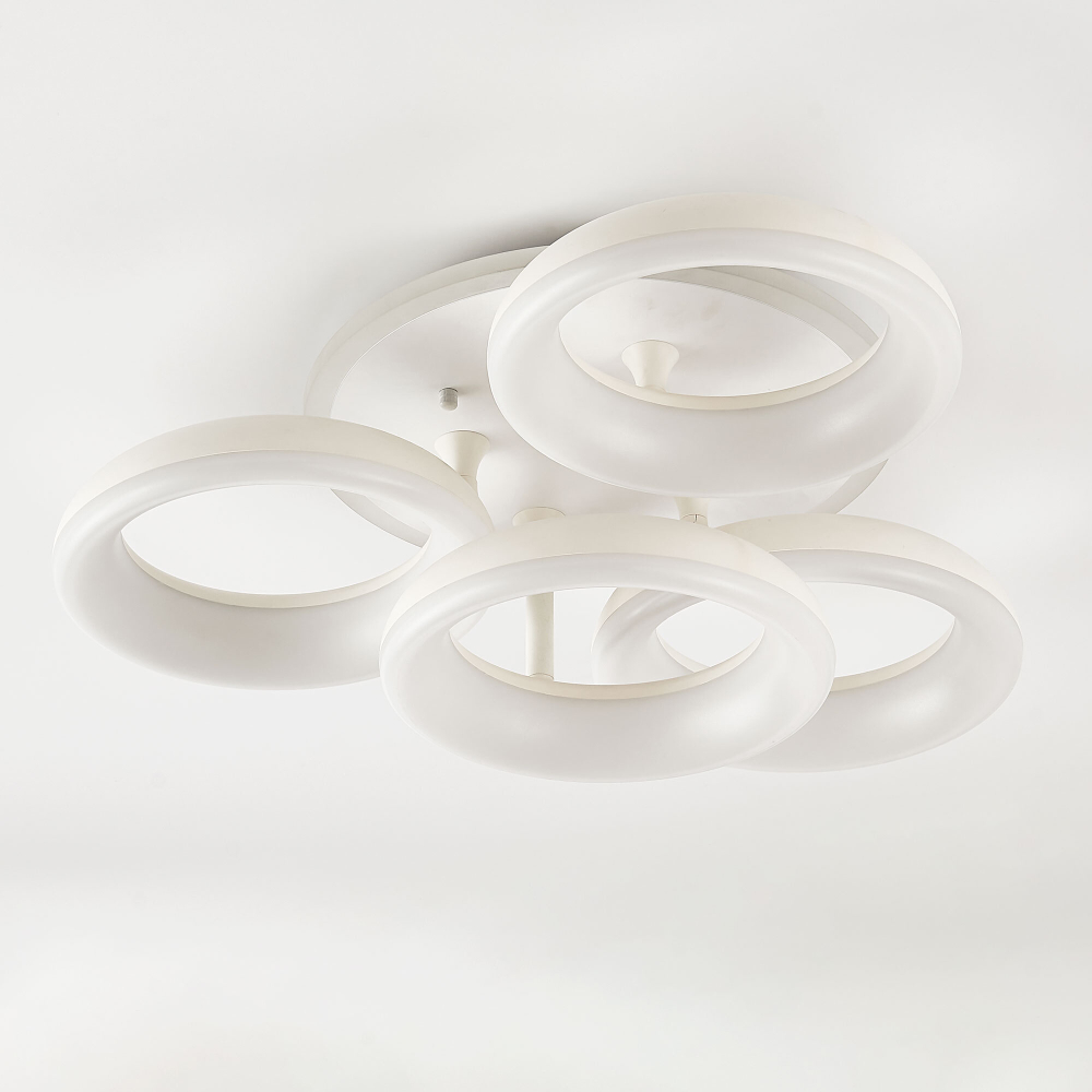 Citilux Паркер Смарт CL225A140E RGB Умная люстра Белая