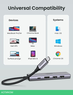 Док-станция Ugreen CM511-60383 Space Gray (60383)