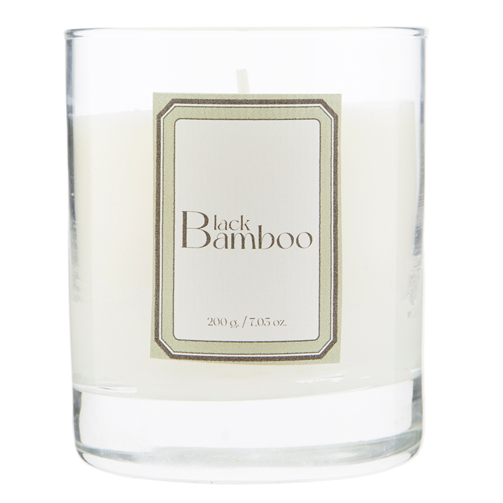 Свеча ароматическая sublime, Черный бамбук, 40 ч