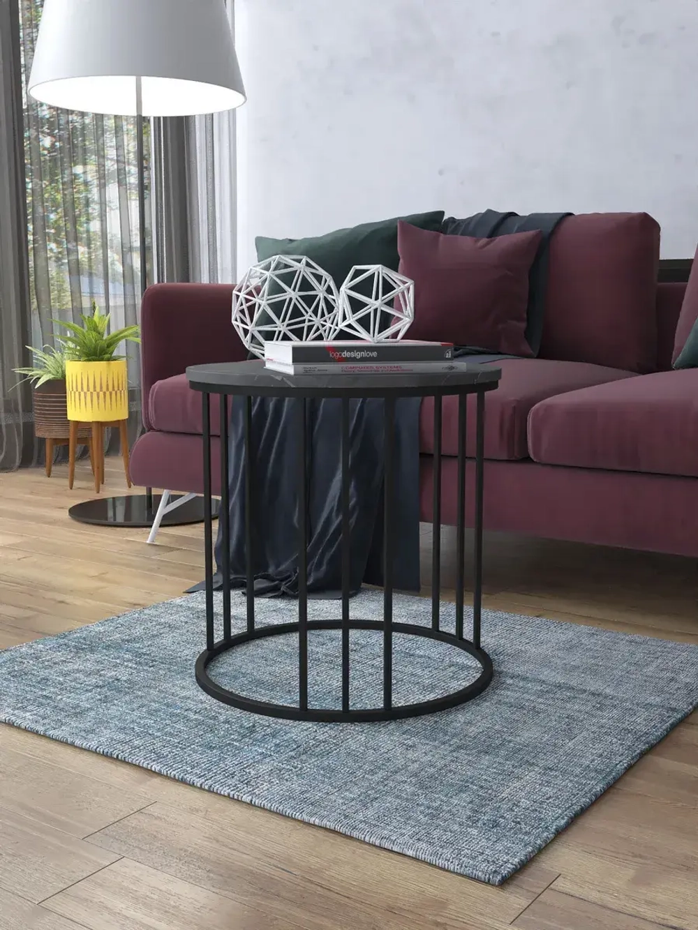 Журнальный стол Трио малый - ЧСЧ - МДФ в ПВХ