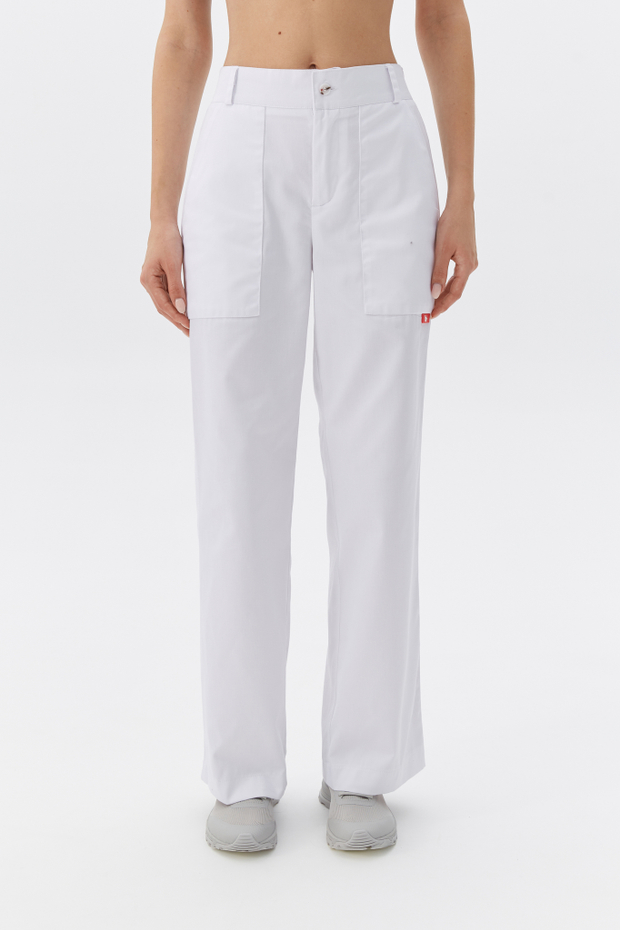 Брюки медицинские женские Лаворо, белый