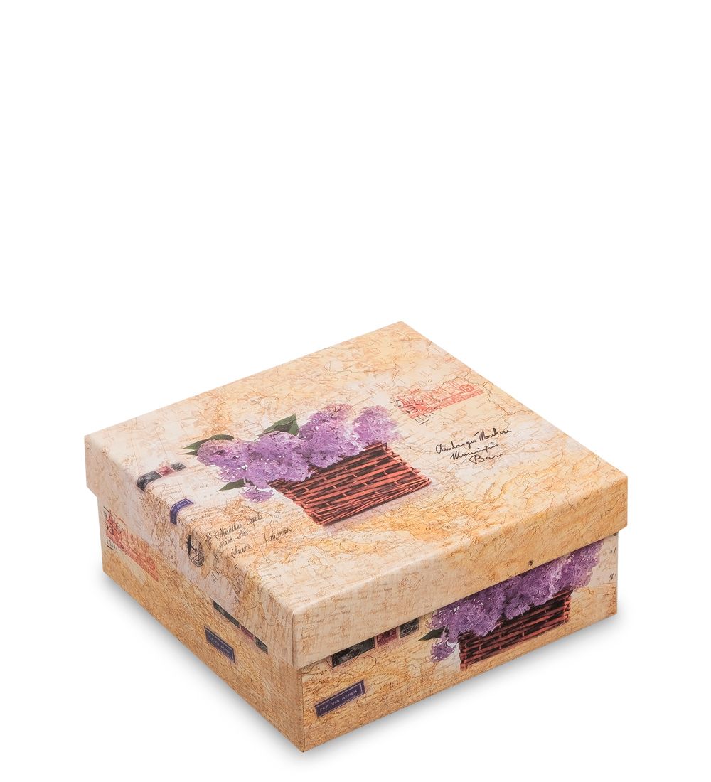 WG-23/1-B Коробка подарочная «Квадрат» цв.коричневый