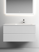 Тумба с раковиной Sancos Snob T 100 см SNT100RW правая, bianco