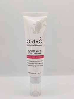 Крем для век антивозрастной с экстрактом красного женьшеня ORIKO Royal Red Ginseng Youth Care Eye Cream питательный, против морщин 25мл