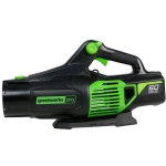 Greenworks GD60ABK4 60В воздуходувка аккумуляторная (1 x 4 Ач, ЗУ) 58 м/с 2405607UB