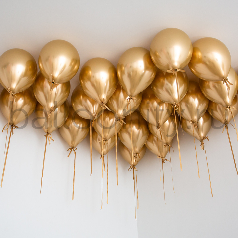 Шары россыпью "Лаконичное золото"