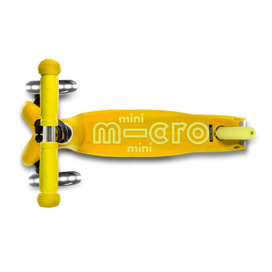 Самокат Mini Micro Deluxe LED Желтый