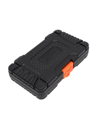 Набор 6-ти гранных головок с трещеткой 1/4 19 пр. Gigant, Min размер головки-4мм, Max размер головки-14мм, GAS19