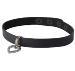 Чокер Sitabella с сердечком чёрный