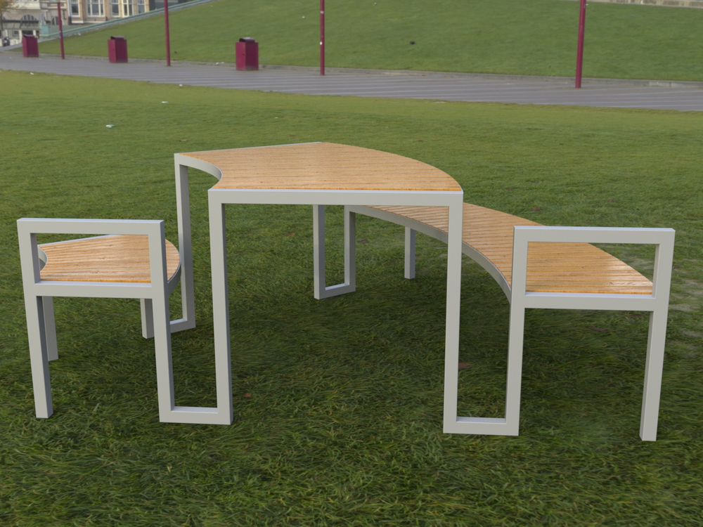 Стол уличный с лавками LÅNGBORDET R1.8