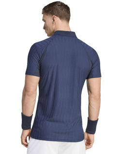 Мужское теннисное поло Adidas Climacool+ Airchill Freelift - legend ink