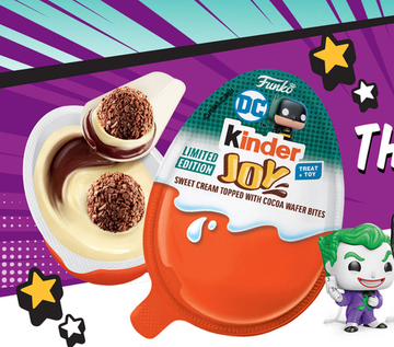 Шоколадное яйцо Kinder Joy Киндер Джой Герои DC Comics, 20 гр (Европа)