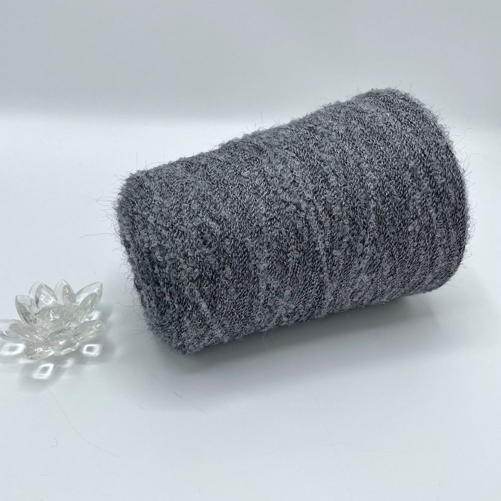 Бобинная пряжа для вязания (300 гр) Букле Фламме Lagopolane 30% кид мохер 30% нейлон 40% полиакрил