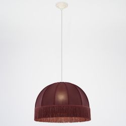 Citilux Базель CL407023 Подвесной светильник патина с красным абажуром