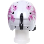 Шлем защитный для зимних видов спорта MS-86 Magenta Flower, размер M (55-58)