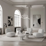 Стол 101 Сopenhagen Crown Table, Tall - Bone White