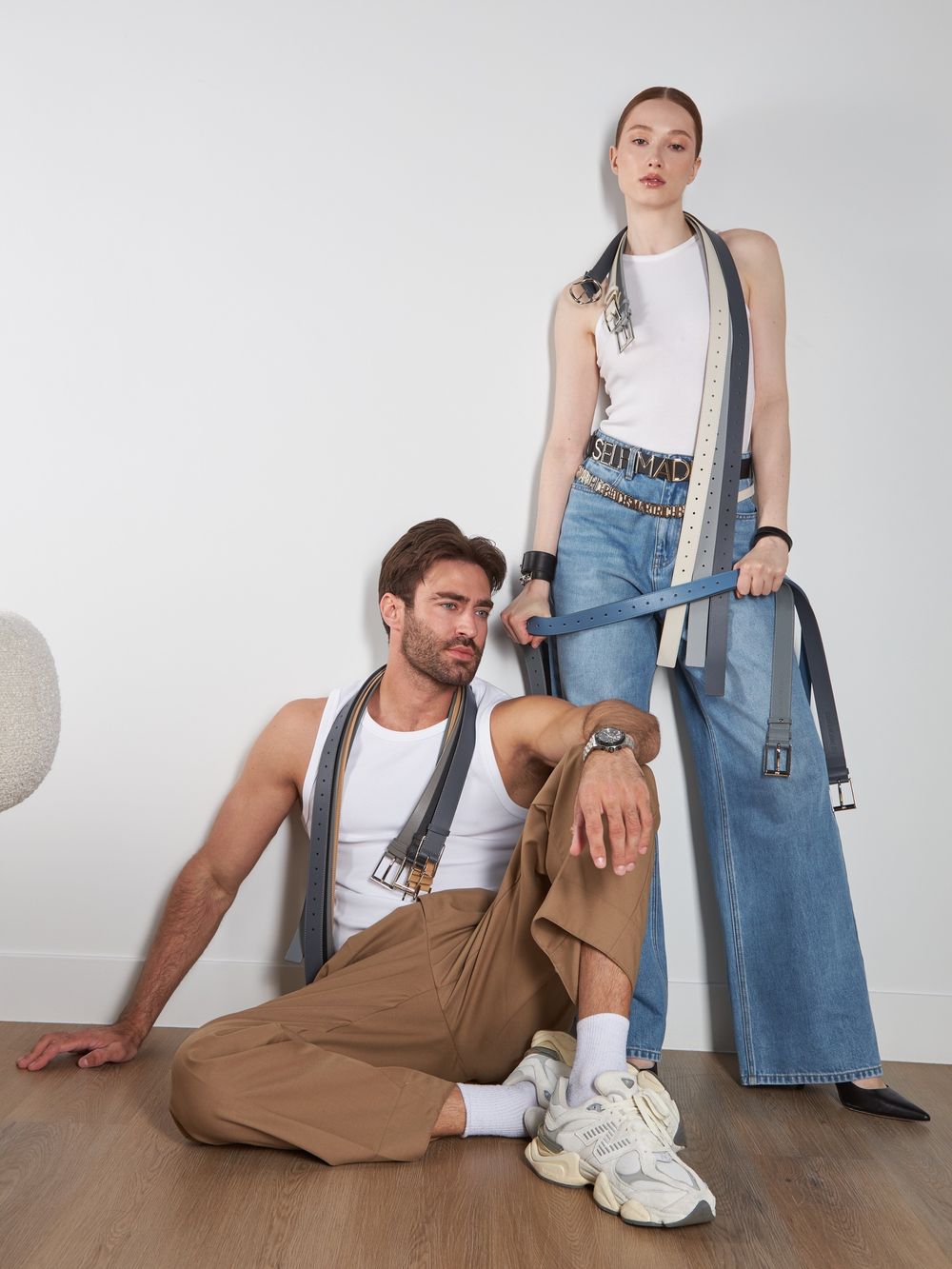 БАЗОВЫЙ РЕМЕНЬ С ПРЯМОУГОЛЬНОЙ ПРЯЖКОЙ GRAPHITE