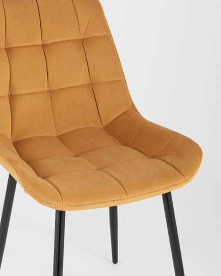 Стул Флекс велюр оранжевый 4 шт.