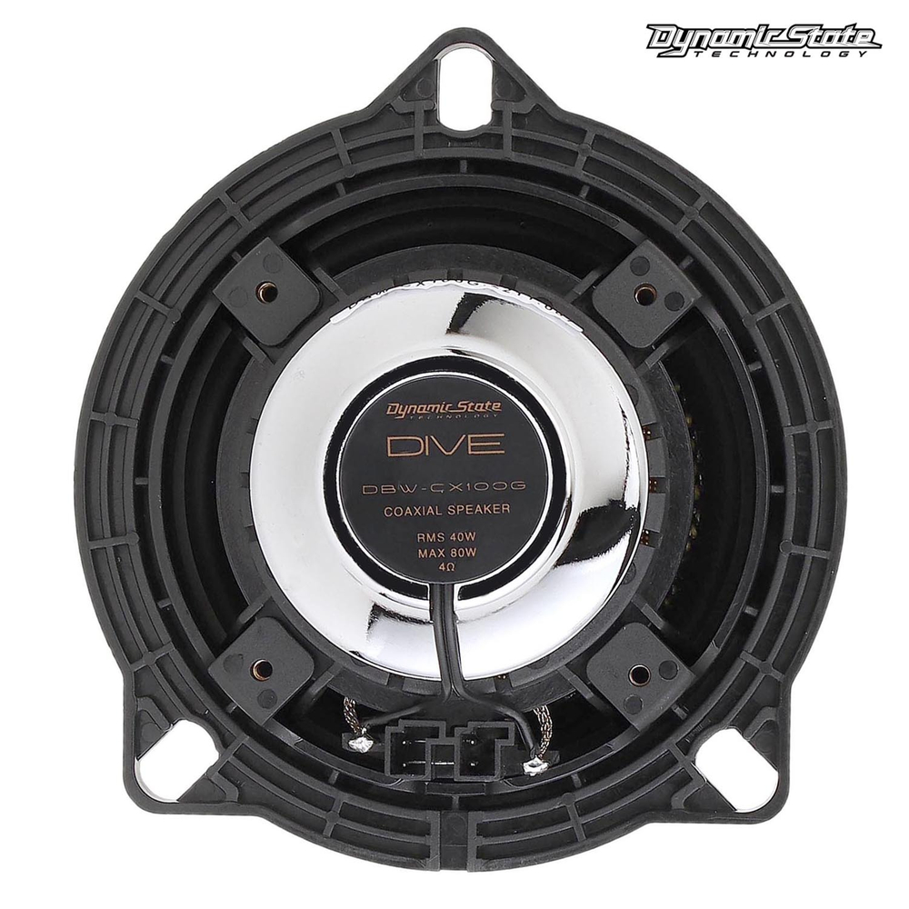 Dynamic State DIVE DBW-CX100G 2-х пол.коакс. акустика 10см (4") для штатных мест в автом BMW и MINI