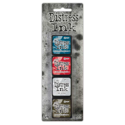 Наборы чернил Ranger Distress Mini Ink Pad Kits