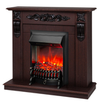 Каминокомплект Real Flame Dominica DN с очагом Fobos Lux Black RC