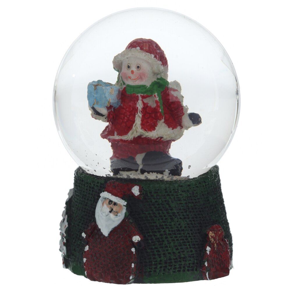 GAEM Фигурка декор в стекл шаре "Дед Мороз/Снеговик/Мишка", D 4.5 см, L4,5 W4,5 H6 см, 4в.