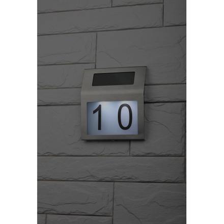 ERAFS048-09 ЭРА Номер дома с подсветкой, на солнечной батарее, 2LED