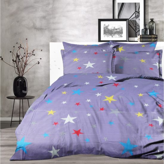 КПБ Dilara, 1.5 спальный, 50х70, простыня 140х200х30. DOMTEKC