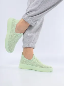 Слипоны летние текстильные