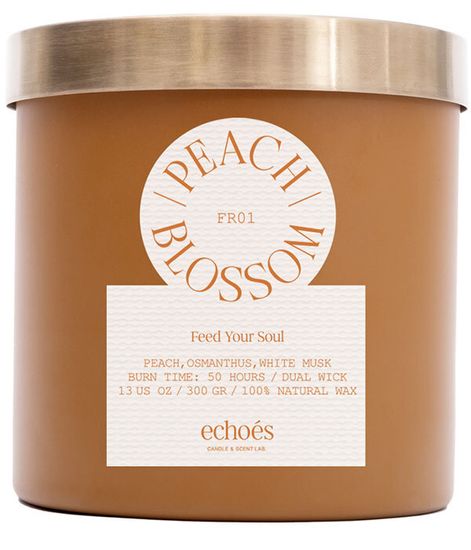 Peach Blossom, свеча Feed your soul collection, Echoes