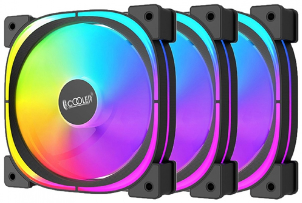 Вентилятор PCcooler EF120 ARGB BK 3 IN 1