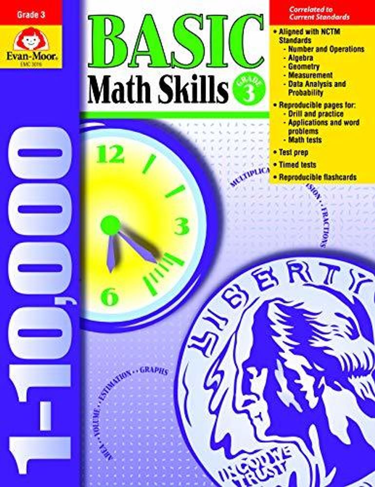 Basic Math Skills, Grade 3 - Teacher Reproducibles ***