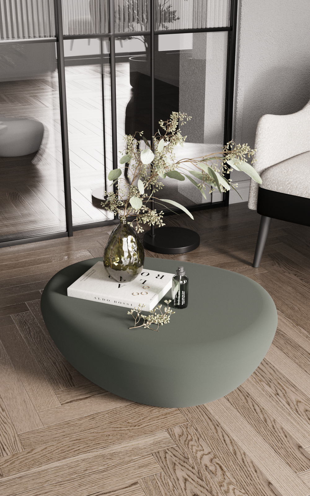 Стол журнальный Ангара однотонный