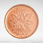 Canada, 1 Cent, 2011 – Elizabeth II (Fourth Portrait), AU