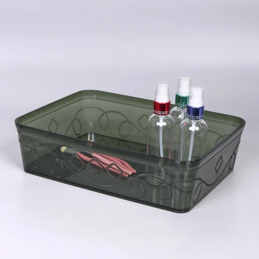 Контейнер для хранения «Пинто», цвет сине-зелёный, 30*22*8см