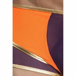 Мужские трусы хипсы фиолетово-оранжевые Cosmos Colors  L30POG