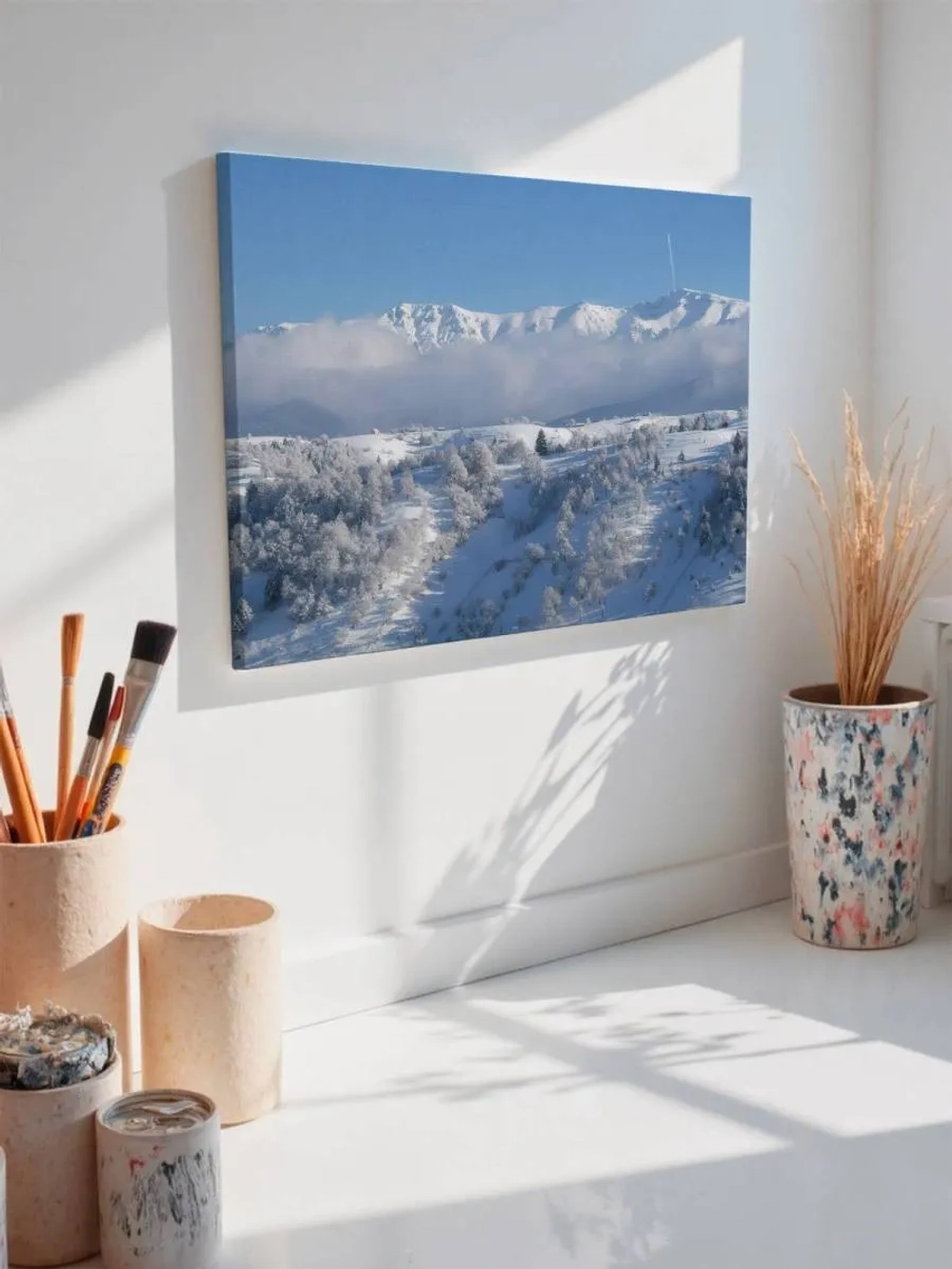 Картина на стену 40 X 50 Зимний пейзаж