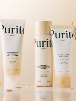 Мягкий очищающий тонер с овсом Purito Oat PDRN Gentle Refining Toner 200 мл.