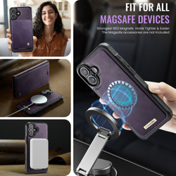Чехол-кошелек CaseMe 2 in 1 MagSafe iPhone 16+