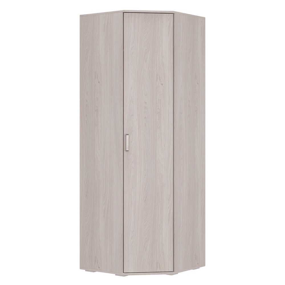 Шкаф угловой для одежды Белла, ясень белый